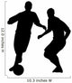 Playing Soccer Wall Decal