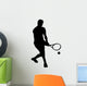 Sports Silhouette Tennis Wall Decal