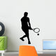 Sports Silhouette Tennis Wall Decal