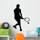 Sports Silhouette Tennis Wall Decal