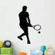 Sports Silhouette Tennis Wall Decal