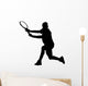 Sports Silhouette Tennis Wall Decal