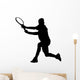 Sports Silhouette Tennis Wall Decal