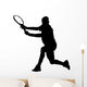 Sports Silhouette Tennis Wall Decal