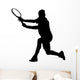 Sports Silhouette Tennis Wall Decal