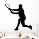 Sports Silhouette Tennis Wall Decal