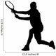 Sports Silhouette Tennis Wall Decal