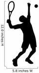 Serving Tennis Wall Decal