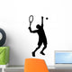 Serving Tennis Wall Decal