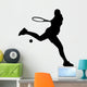 Sports Silhouette Tennis Wall Decal