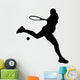 Sports Silhouette Tennis Wall Decal