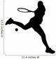 Sports Silhouette Tennis Wall Decal
