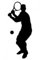 Swing Ready Tennis Wall Decal
