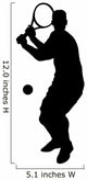 Swing Ready Tennis Wall Decal