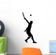 Sports Silhouette Tennis Wall Decal