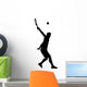 Sports Silhouette Tennis Wall Decal