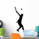 Sports Silhouette Tennis Wall Decal
