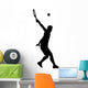 Sports Silhouette Tennis Wall Decal