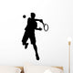 Offensive Player Tennis Wall Decal