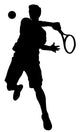 Offensive Player Tennis Wall Decal