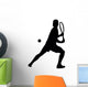 Sports Silhouette Tennis Wall Decal
