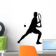 Sports Silhouette Tennis Wall Decal