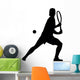Sports Silhouette Tennis Wall Decal