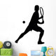 Sports Silhouette Tennis Wall Decal