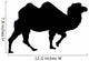 Walking Camel Wall Decal