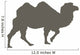 Brown Camel Walking Wall Decal