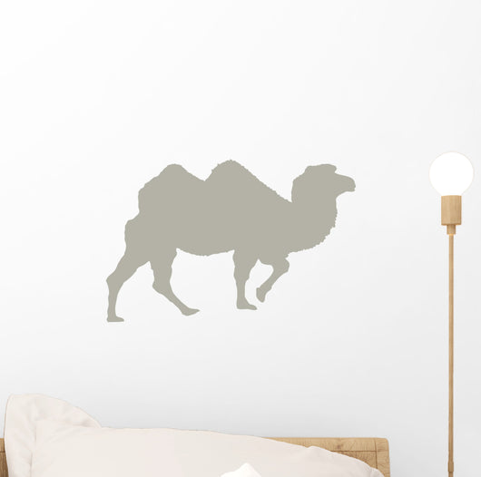 Light Brown Walking Camel Wall Decal