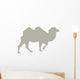 Light Brown Walking Camel Wall Decal