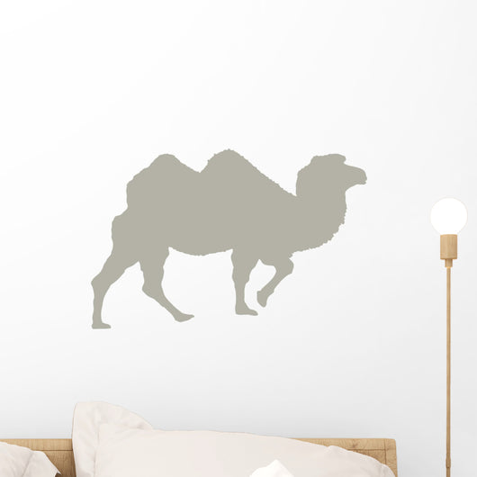 Light Brown Walking Camel Wall Decal