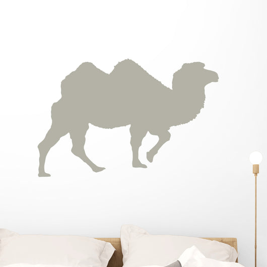 Light Brown Walking Camel Wall Decal