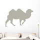 Light Brown Walking Camel Wall Decal