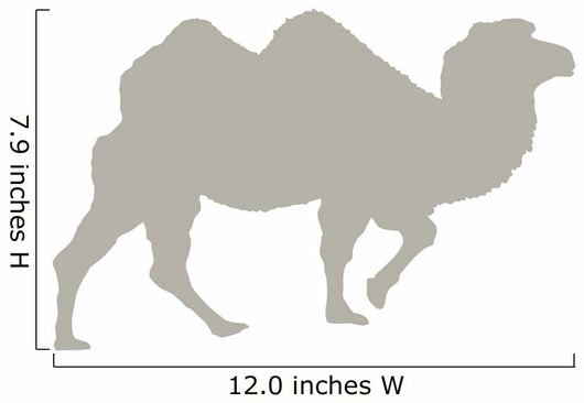 Light Brown Walking Camel Wall Decal