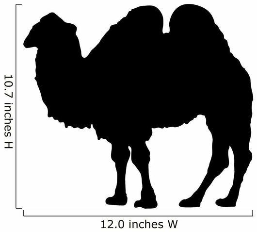 Large Standing Camel Wall Decal