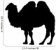 Large Standing Camel Wall Decal