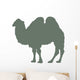 Green Standing Camel Wall Decal