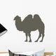 Large Brown Camel Standing Wall Decal