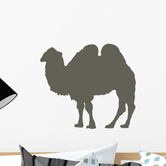 Large Brown Camel Standing Wall Decal