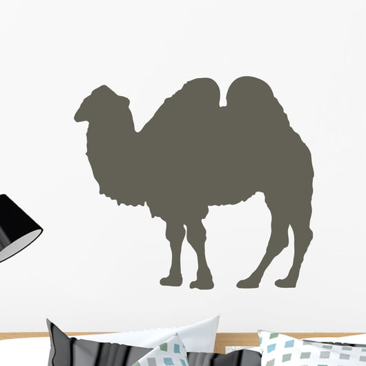 Large Brown Camel Standing Wall Decal