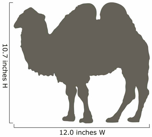 Large Brown Camel Standing Wall Decal