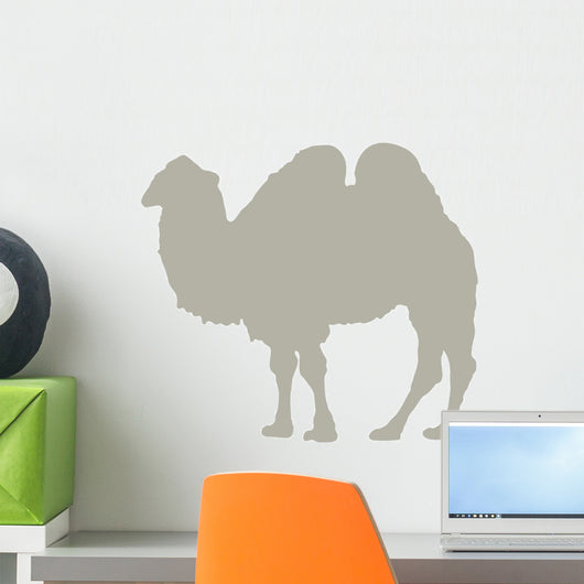 Light Brown Standing Camel Wall Decal