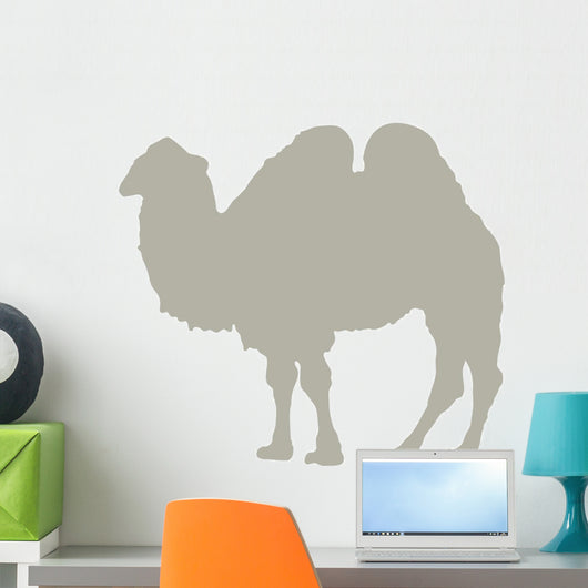 Light Brown Standing Camel Wall Decal