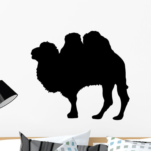 Large Black Camel Wall Decal