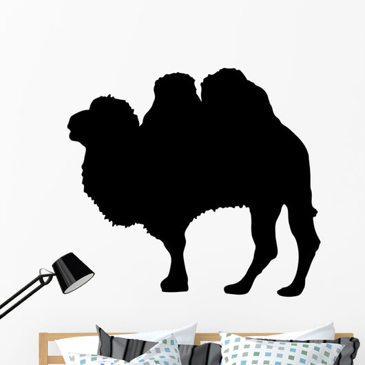 Large Black Camel Wall Decal