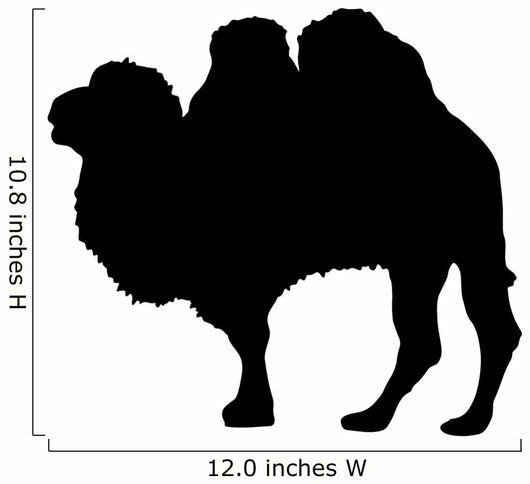 Large Black Camel Wall Decal
