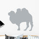 Large Grey Camel Silhouette Wall Decal