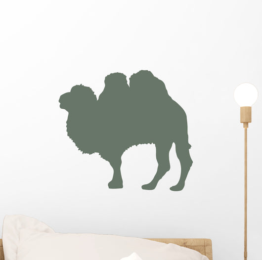 Large Olive Green Camel Wall Decal